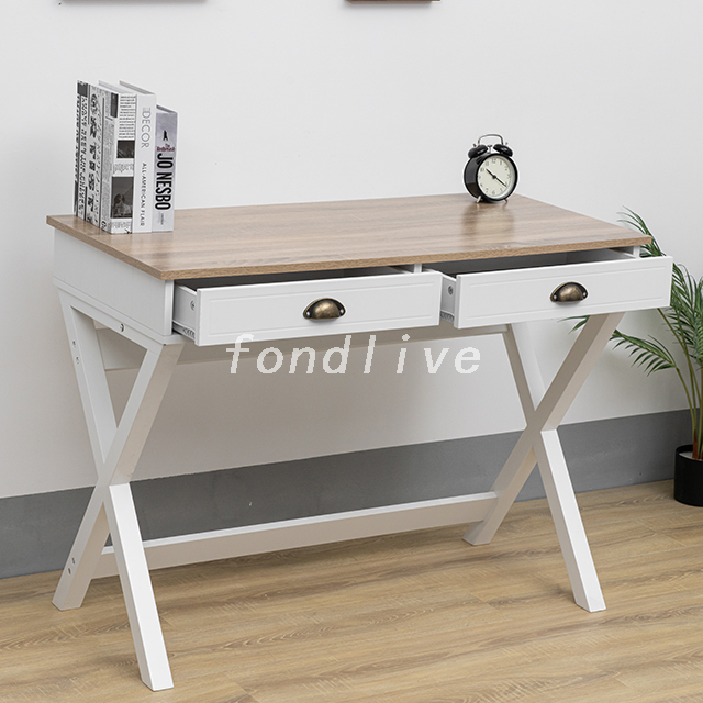 Light Luxury Modern White Wooden Hallway Entry Console Table