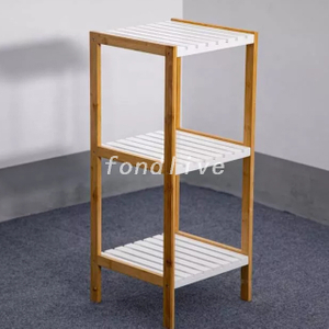 Home Furniture Modern Bamboo Bathroom Storage Shelf