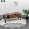 Hot sale living room brown color 42inch lift top coffee table