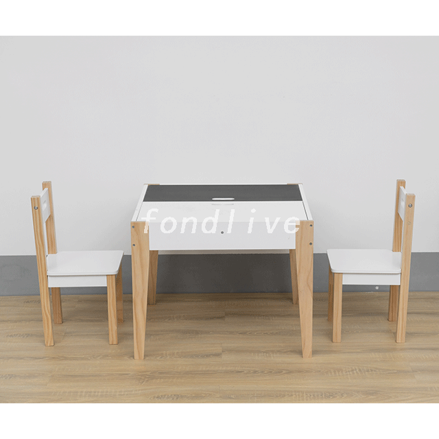 Modern Study Kids Table And Chairs Set 