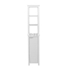 Vintage Tall Slim Top Bathroom Storage Cabinet