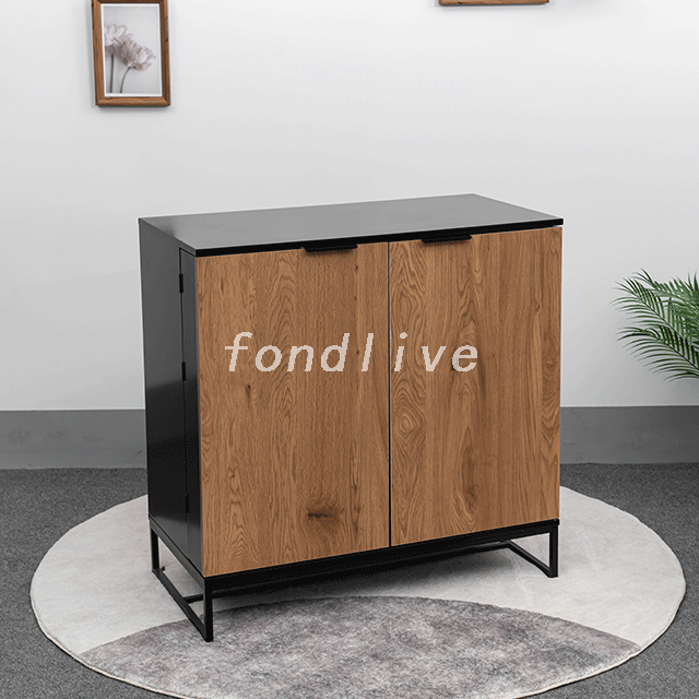 Antique Wide Farmhouse Sideboard Cabinet