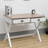Light Luxury Modern White Wooden Hallway Entry Console Table