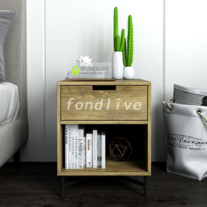 New Industrial Austin Bedside Table