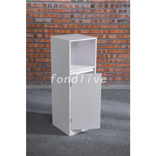 Single Door Stand Modern Bathroom Storage Cabinet