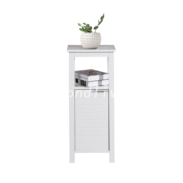 Single Door Freestanding Top Bathroom Storage Cabinet
