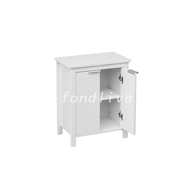 Vintage Floor Standing Top Bathroom Storage Cabinet