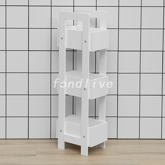 MDF Organizer Cabinet Caddy Bathroom Storage Shelf