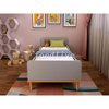 Modern Pine Wood Legs Kid Bed