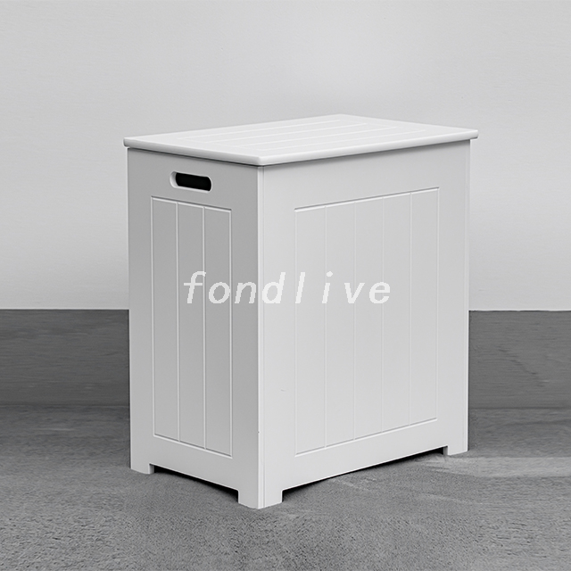 Wood Laundry Bathroom Storage Cabinet