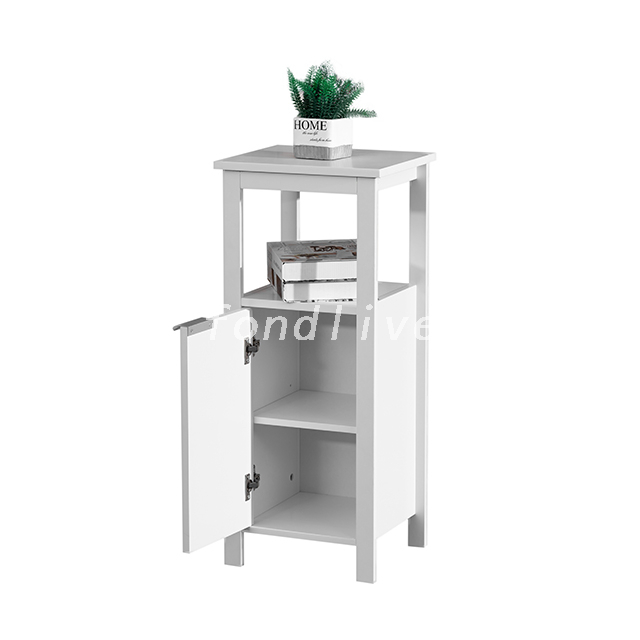 Single Door Freestanding Top Bathroom Storage Cabinet