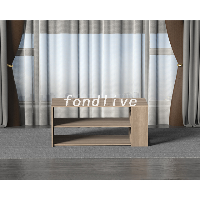 Wood MDF Coffee Table With Storage