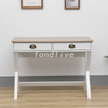Light Luxury Modern White Wooden Hallway Entry Console Table