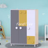 MDF Portable Armoire Wardrobe Closet With Doors