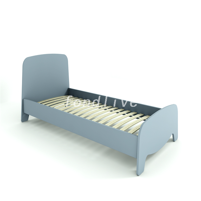 Modern Cute Safety Kid's Single Bed for Kid's Room