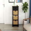 Medium Rattan Cupboard Buffet Storage Cabinet