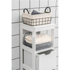 2 Drawers Storage Unit Bathroom Storage Cabinet