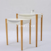 Round Wood Rectangle Rustic Coffee Table