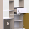 MDF Cheap Bookcase Display Storage Cabinet