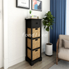 Medium Rattan Cupboard Buffet Storage Cabinet