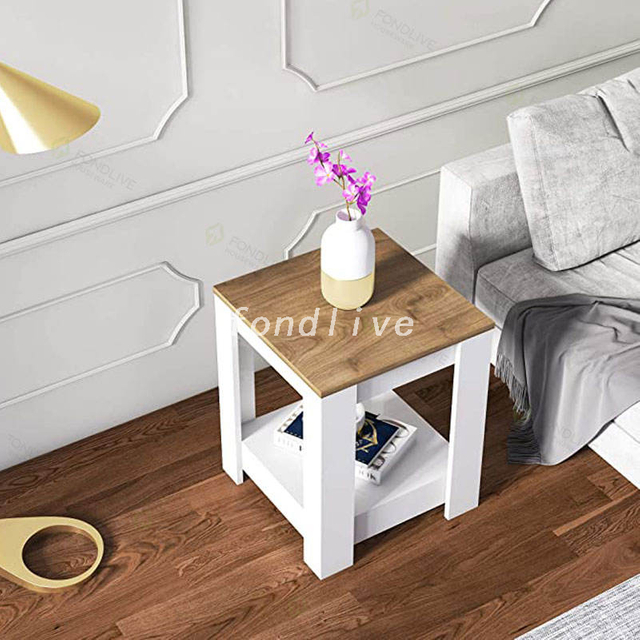 Living Room Modern Wooden Side Table