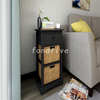 Contemporary Rattan Living Room Buffet Storage Cabinet