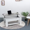 Hot sale living room white color modern lift top coffee table