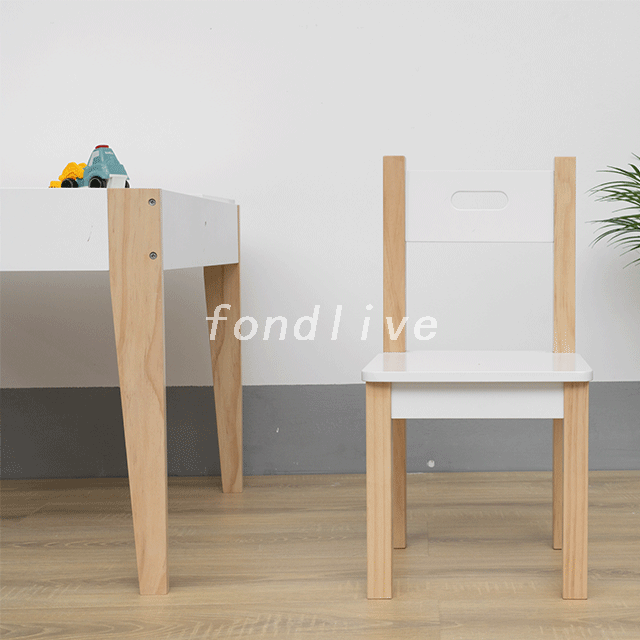 Modern Study Kids Table And Chairs Set 