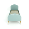 Wooden Light Color Funny Single Bed for Children