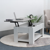 Hot sale living room white color modern lift top coffee table