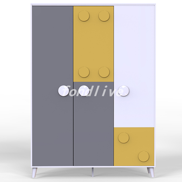 MDF Portable Armoire Wardrobe Closet With Doors