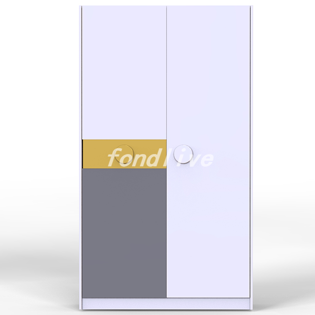 Modern Simple MDF Portable Armoire Wardrobe Closet With Doors