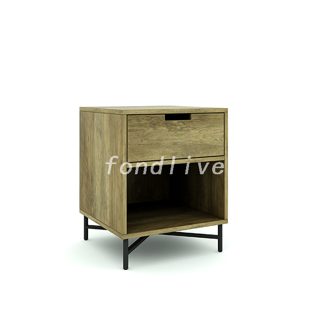 New Industrial Austin Bedside Table