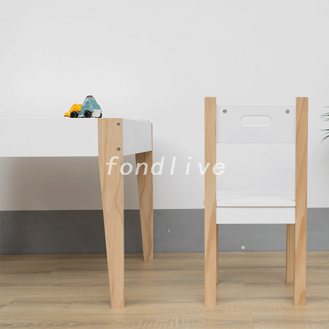 Modern Study Kids Table And Chairs Set 