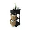 Contemporary Rattan Living Room Buffet Storage Cabinet