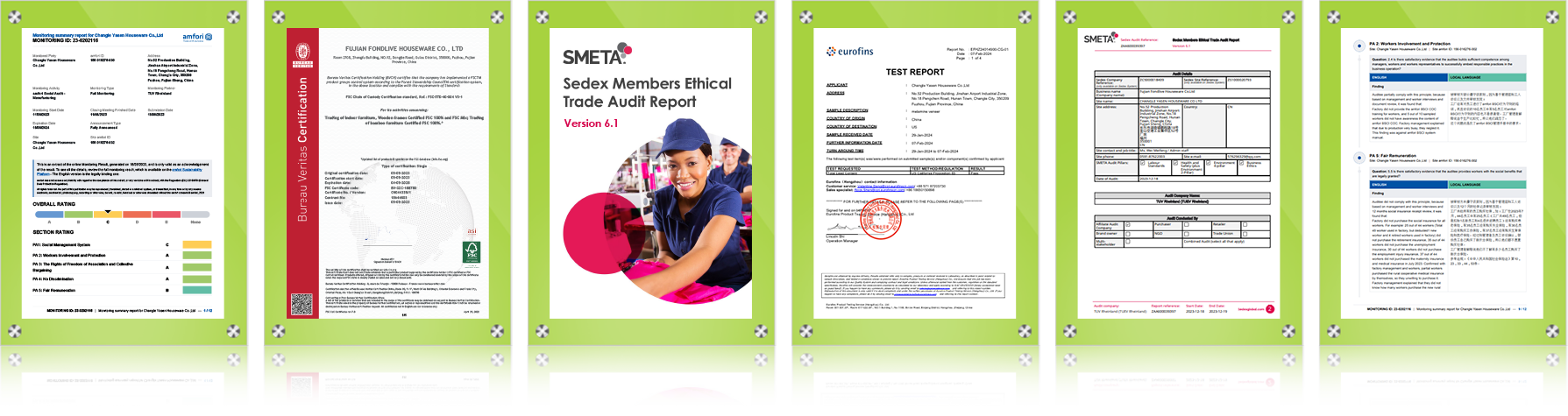 Our Certificates