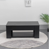Modern living room black color particle board lift top coffee table