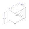 Waterproof Modern Living Room Side Table