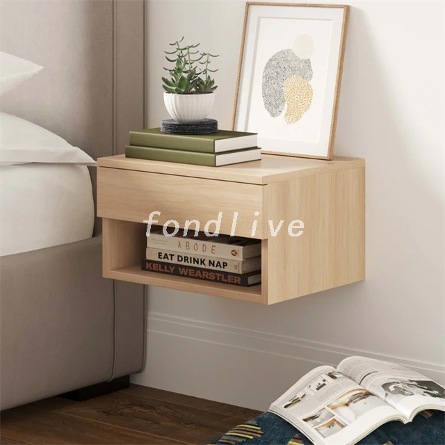 Unique Floating Hang on Bedside Table for Bedroom